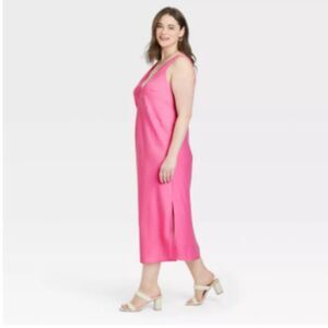 Silky slip dress - XXL
